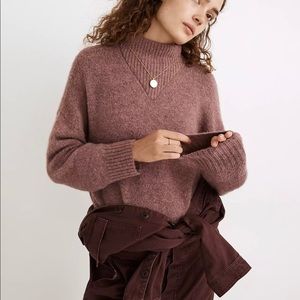 Madewell Dillon Mockneck Pullover Sweater, Small